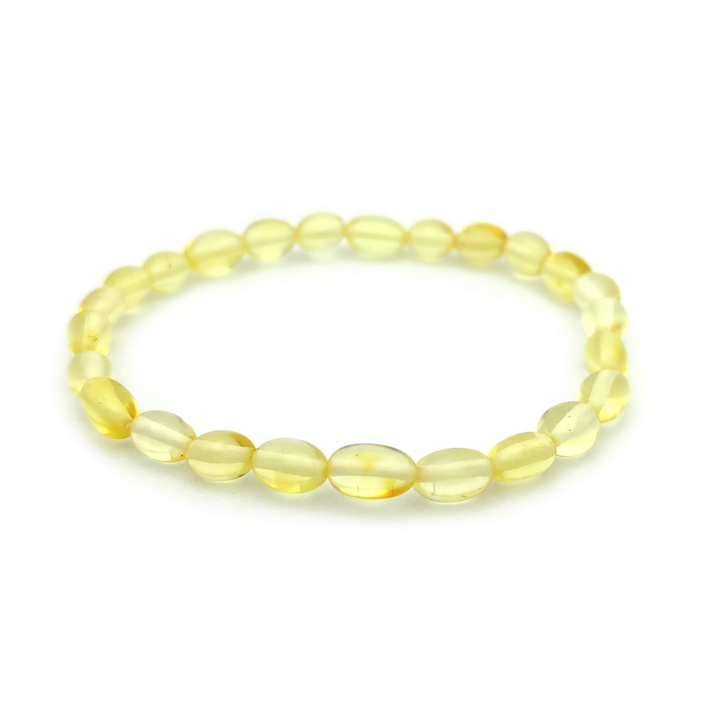 Браслет "Сливка" янтарь